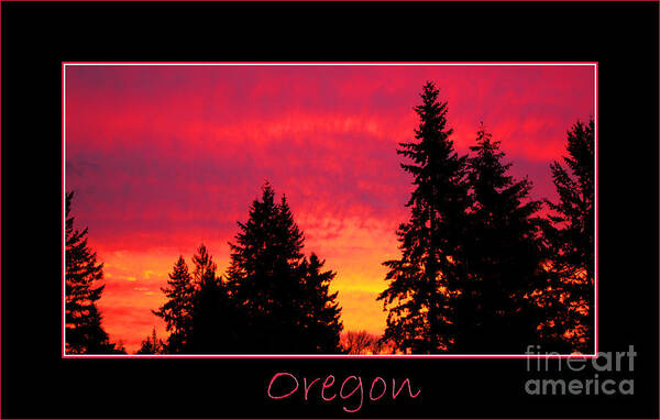 Sunrise Poster featuring the photograph Beautiful Oregon Sunrise by Nick Gustafson