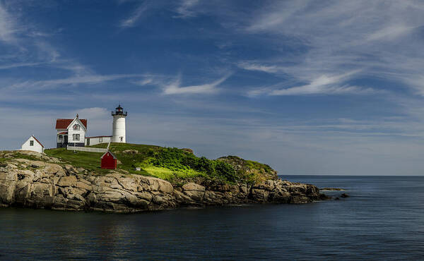 Maine Poster featuring the photograph Cape Neddick Lighthouse by Rick Mosher