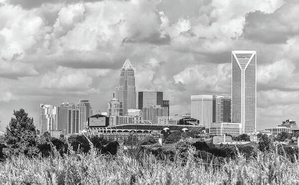 Charlotte Nc Poster featuring the photograph Charlotte NC Skyline by Jimmy McDonald
