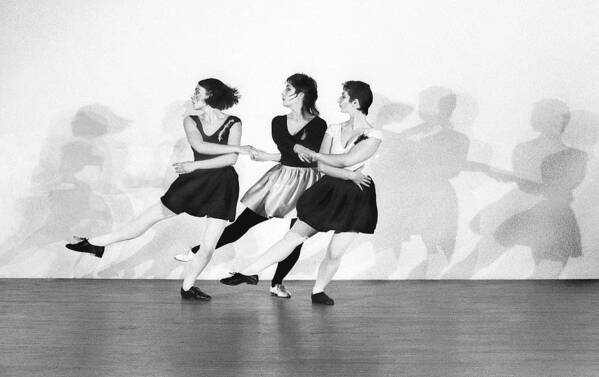 Photo; Photography; Photographs; Photographs; Posters; Black And White; Stage; Entertainment; Dance; Dancers; Dance Company; Bodies; Body; Motion Poster featuring the photograph Classical frendship dance by Philippe Taka