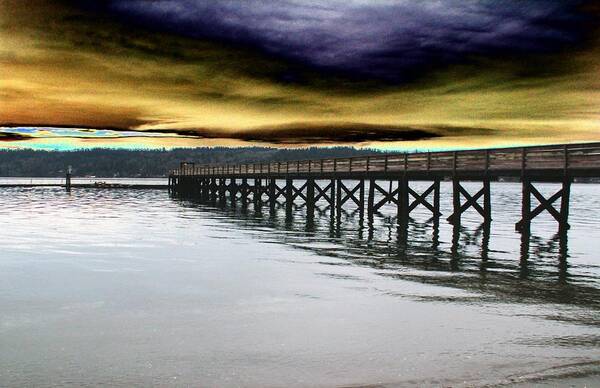 Clouds Poster featuring the photograph Clouds Over Illahee by Tim Allen