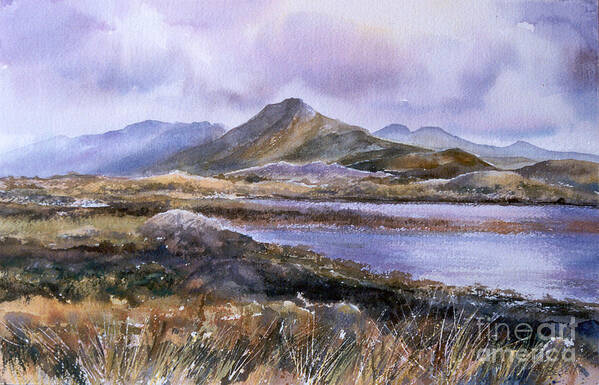 Art Poster featuring the painting Derrinver Connemara by Kate Bedell