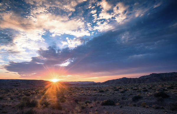 Sunrise Poster featuring the photograph Desert Dawn by Jody Partin