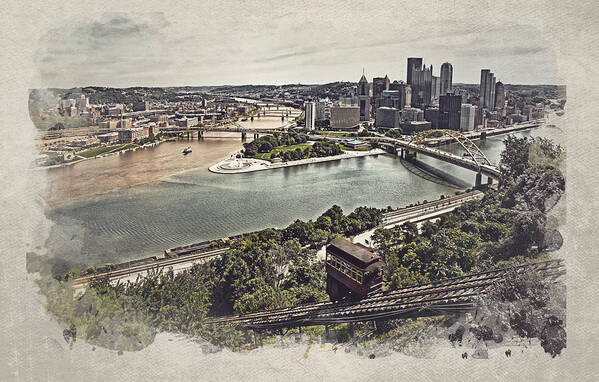 Duquesne Incline Poster featuring the photograph Duquesne Incline by Jackie Sajewski