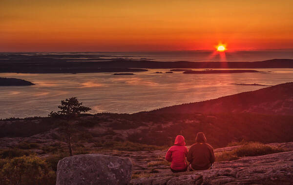 Acadia Poster featuring the photograph First Light by Judy Witter