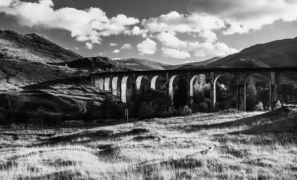 Glenfinnan Poster featuring the photograph Glenfinnan Viaduct, Scotland by Mountain Dreams