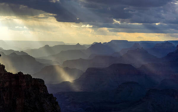 Grand Canyon Poster featuring the photograph Grand Canyon by Mike Ronnebeck