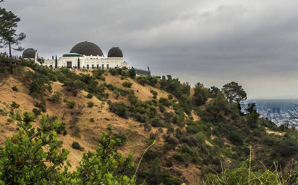 Southern California Poster featuring the photograph Griffith Park Observatory by Ed Clark