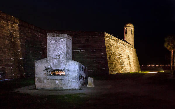 America Poster featuring the photograph Hot Shot Furnace of Castillo De San Marcos by Traveler's Pics