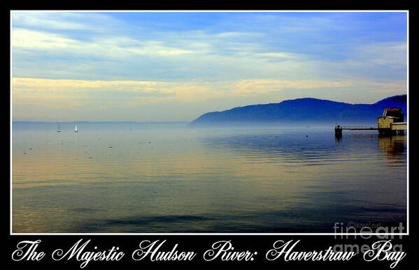 Poster Poster featuring the photograph Hudson River Haverstraw Bay by Poster by Irene Czys