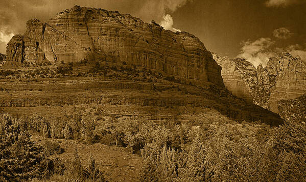 Brin's Mesa Poster featuring the photograph Late Light at Brin's Mesa Tnt pano by Theo O'Connor
