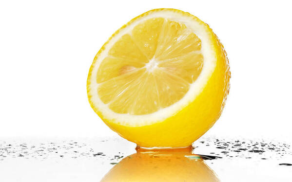 Lemon Poster featuring the photograph Lemon by Jackie Russo