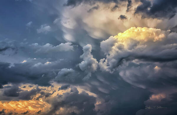 Storm Clouds Poster featuring the photograph Life in the Clouds by Steve Sullivan