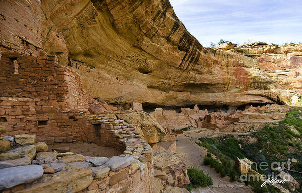 Mesa Verde National Park Poster featuring the photograph Long House by Bon and Jim Fillpot