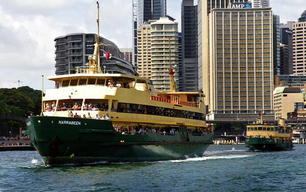 Narrabeen . Lady Herron Poster featuring the photograph Narrabeen And Lady Herron Ferries by Miroslava Jurcik