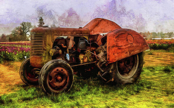 Hdr Poster featuring the photograph Put Out To Pasture by Thom Zehrfeld
