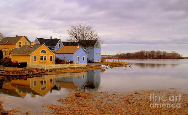 House Poster featuring the photograph Reflections in the Harbor by Lennie Malvone