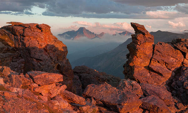 Rocky Mountain National Park Poster featuring the photograph Rock Cut by Aaron Spong