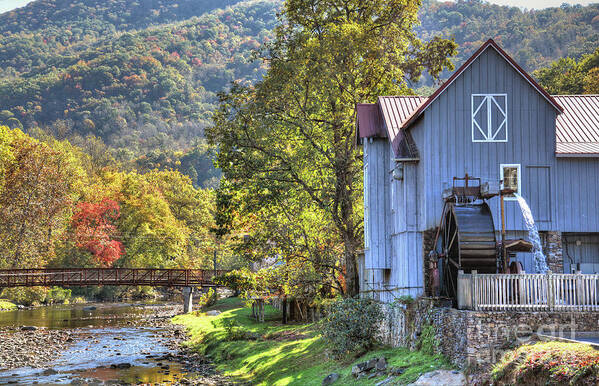 Saunooke Mill Poster featuring the photograph Saunooke Mill by Savannah Gibbs