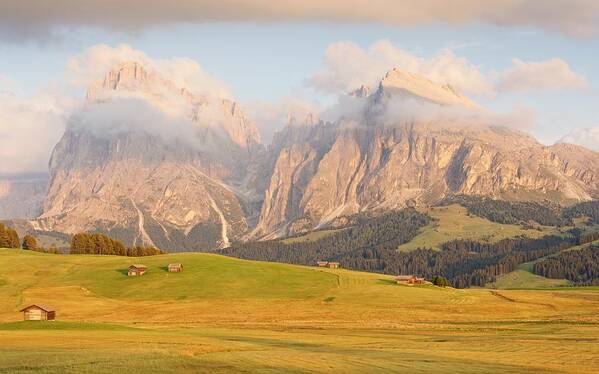 Alpe Di Siusi Poster featuring the photograph Seiser Alm by Stephen Taylor