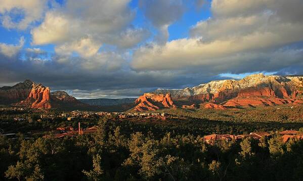 Sedona Poster featuring the photograph Soldier Pass Sunset by Gary Kaylor