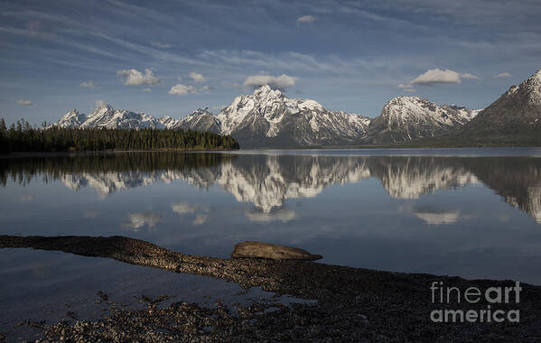 Landscapes Poster featuring the photograph Spring Morning At Colter Bay - Grand Teton National Park by Sandra Bronstein