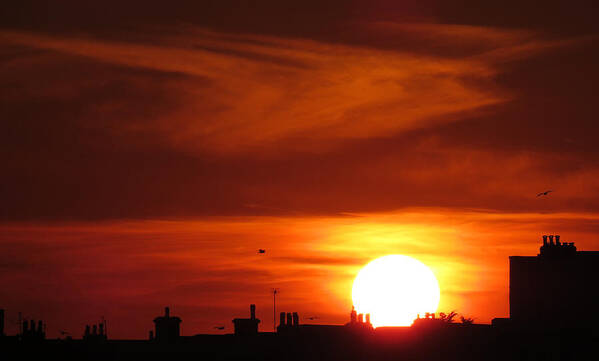 Sunset Poster featuring the photograph Sundown by John Topman