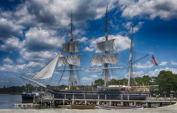 Tall Ship Poster featuring the photograph Tall Ship by Roni Chastain