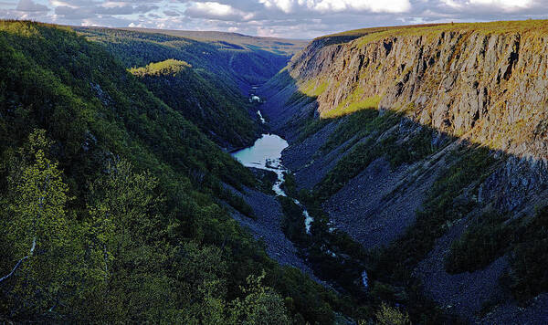 Geavvu Poster featuring the photograph The Geavvu Canyon Afternoon by Pekka Sammallahti