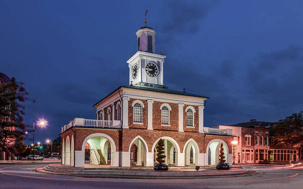 Antique Poster featuring the photograph The Market House by Traveler's Pics