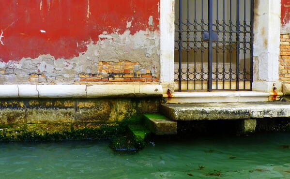 Venice Poster featuring the photograph Water's Edge in Venice by Carla Parris