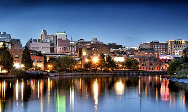 wilmington Delaware Poster featuring the photograph Wilmington Delaware by Brendan Reals