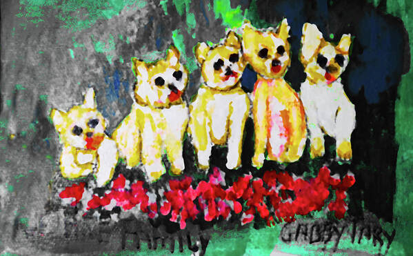 Familly Poster featuring the painting We Are Family by Gabby Tary