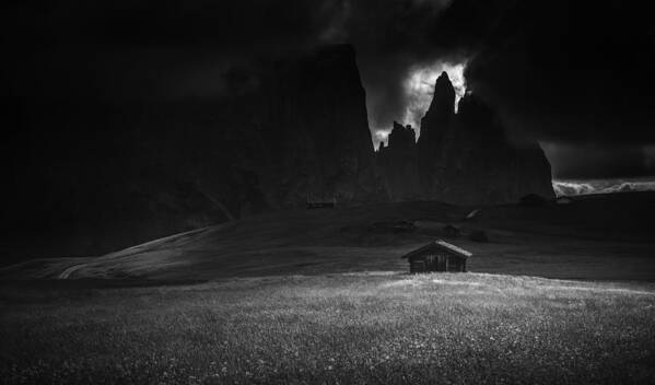 Landscape Poster featuring the photograph Alpe Di Siusi #2 by Ales Krivec