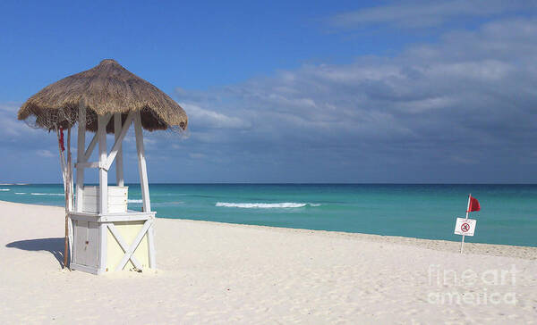 Cancun Poster featuring the photograph Cancun Beach by Alexandra Vusir