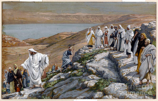 1st Century Poster featuring the photograph Christ Sending Out The Seventy Disciples, Two By Two, Illustration For 'the Life Of Christ', C.1884-96 by James Jacques Joseph Tissot