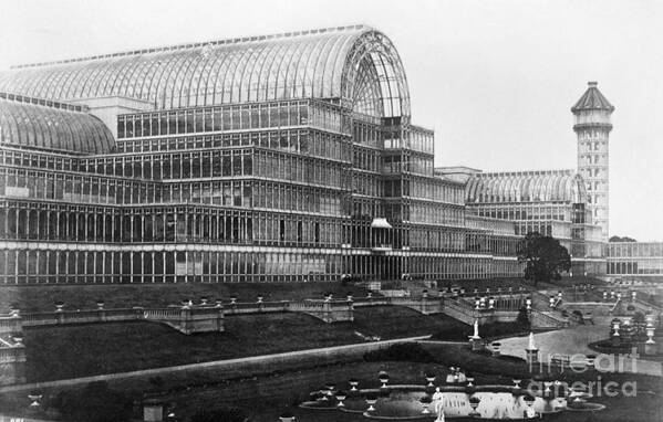 Victorian Style Poster featuring the photograph Crystal Palace In London by Bettmann