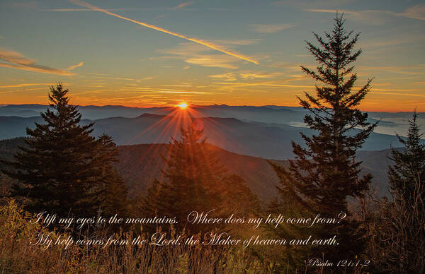 Clingman's Dome Poster featuring the photograph Energy For Each Day by Marcy Wielfaert
