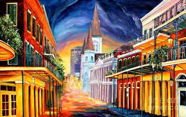 New Orleans Poster featuring the painting Happy New Orleans by Diane Millsap