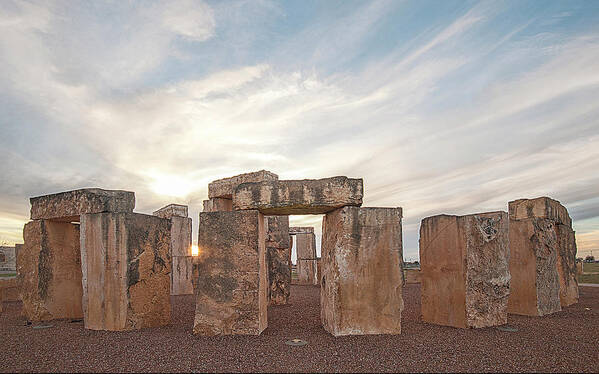 Historical Poster featuring the photograph Mini Stonehenge by Scott Cordell
