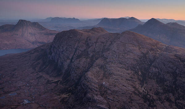 Scenics Poster featuring the photograph Mountains Of Assynt by Billy Currie Photography