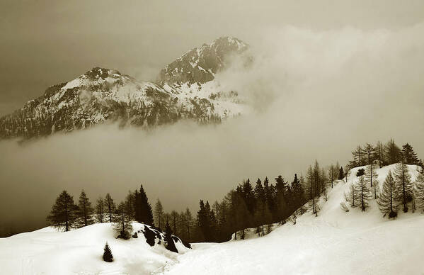 Recreational Pursuit Poster featuring the photograph Over Clouds by Harmatoslabu