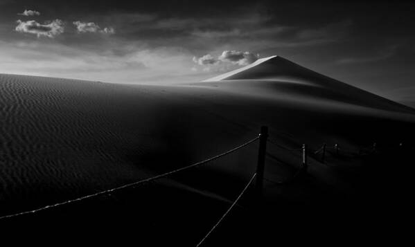 Dune Poster featuring the photograph Sand Dune by Larry Deng