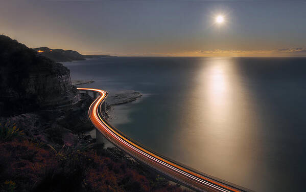 Architecture Poster featuring the photograph Sea Cliff Bridge by Terry F