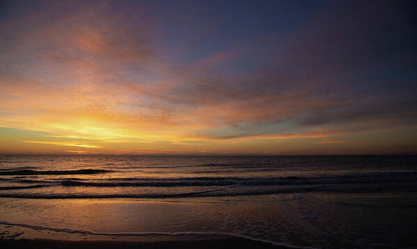 Sunrise Poster featuring the photograph Sunrise Over Hilton Head No. 0314 by Dennis Schmidt