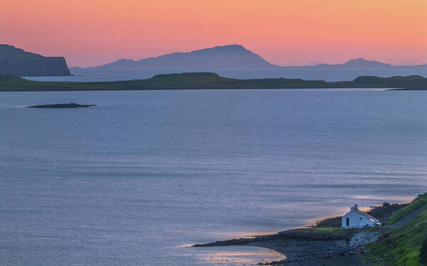 Britain Poster featuring the photograph Sunset at Stein, Waternish, Isle of Skye by David Ross