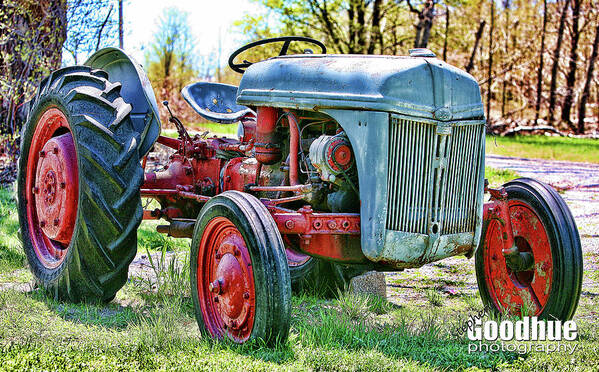 Tractor Photograph Poster featuring the photograph Tractor by Stephen Goodhue