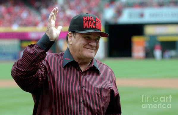 Great American Ball Park Poster featuring the photograph Pete Rose #1 by Dylan Buell