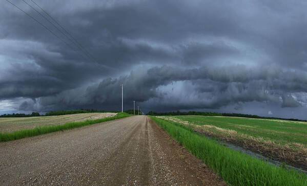 Storm Chaser Poster featuring the photograph Rolling Storm #1 by Dan Jurak