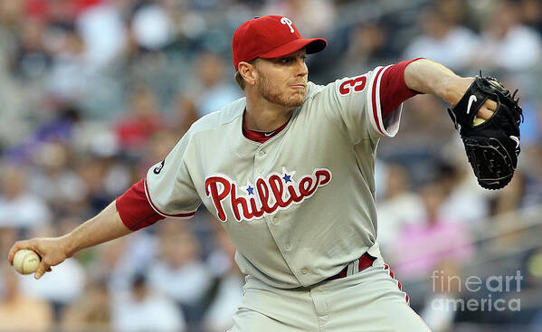 American League Baseball Poster featuring the photograph Roy Halladay by Jim Mcisaac